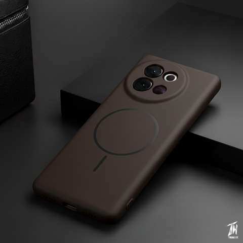 CAVEN Dark Brown Silicone case for Vivo V30e