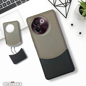 Black Detach Matte Case for Vivo V30E