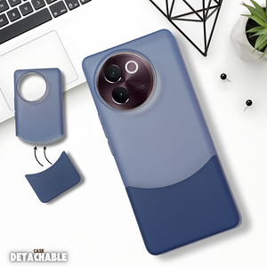Dark Blue Detach Matte Case for Vivo V30E