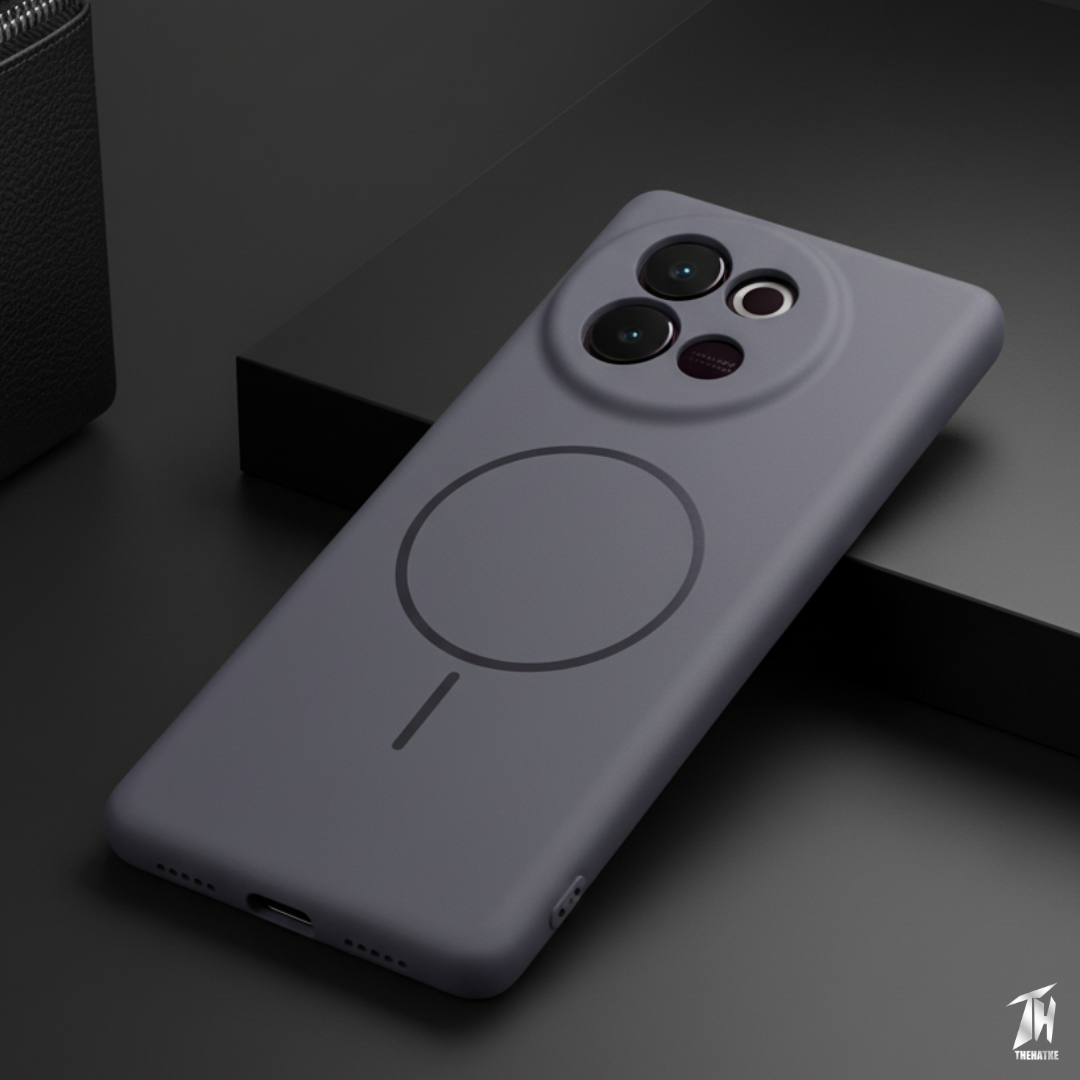 CAVEN Grey Silicone case for Vivo V30e