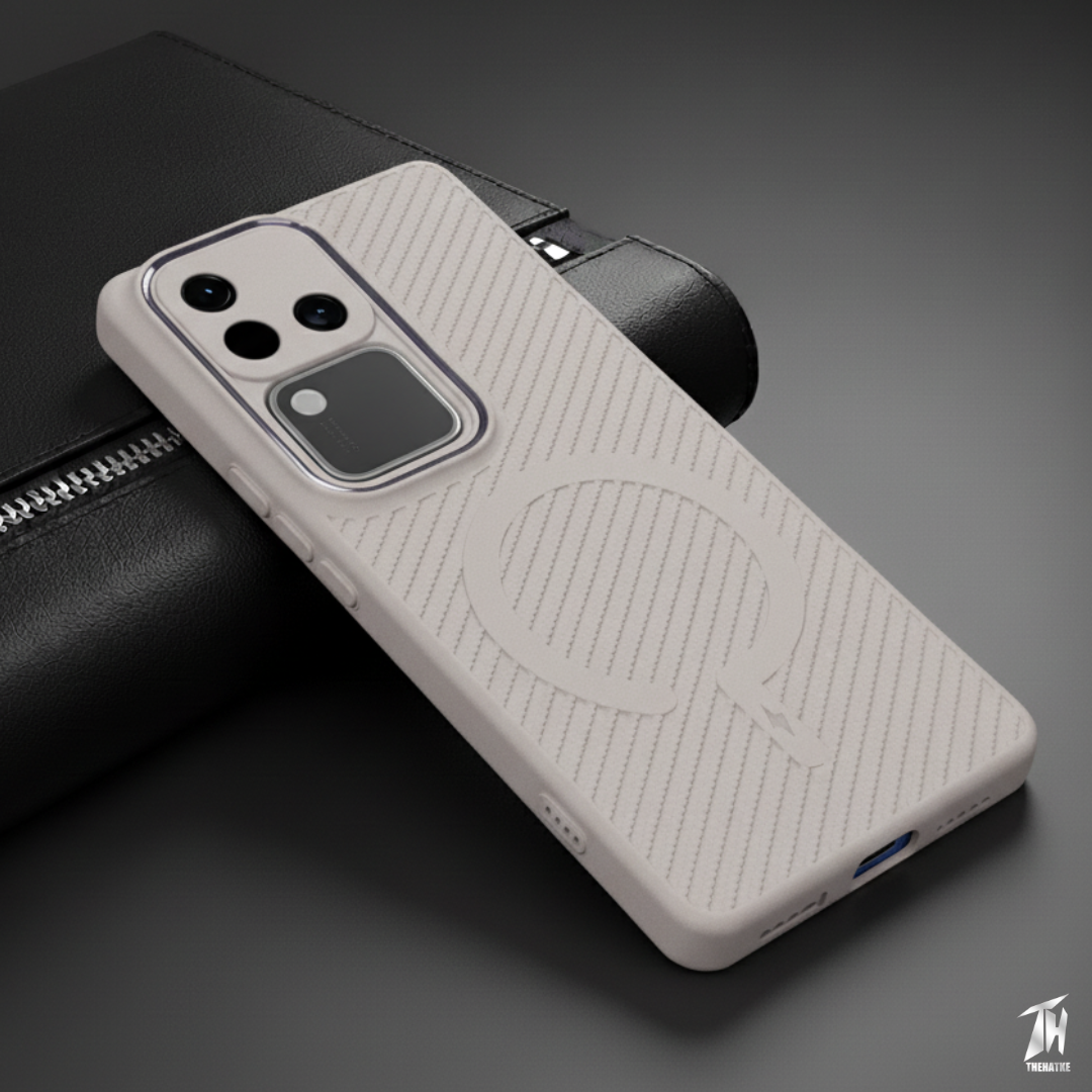 Gripon Grey Silicone Case for Vivo V30