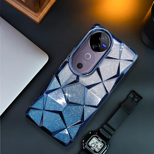 Dazzle Blue Silicone case for Vivo V40 Pro