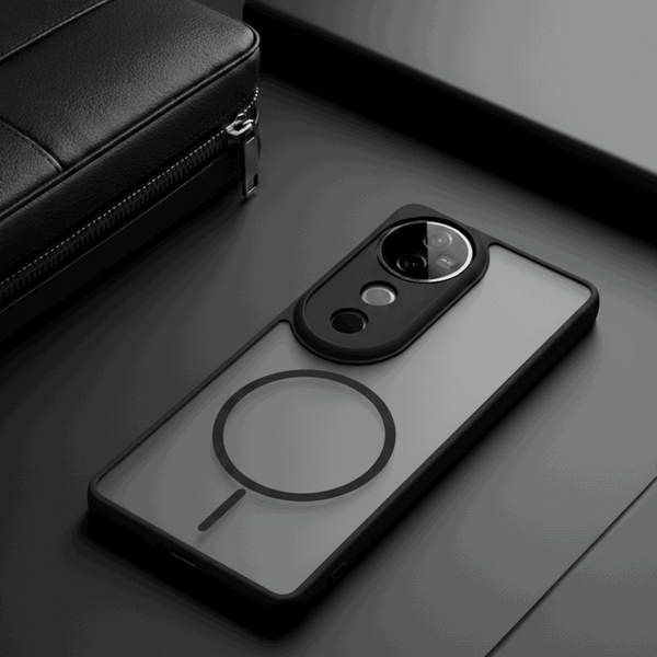 KYRON Black Matte Case for Vivo V40