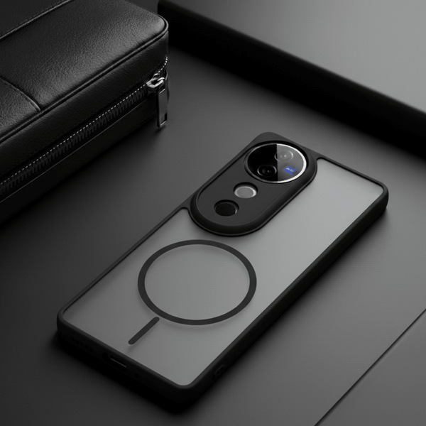 KYRON Black Matte Case for Vivo V40 Pro
