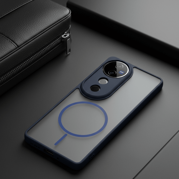 KYRON Dark Blue Matte  Case for Vivo V40