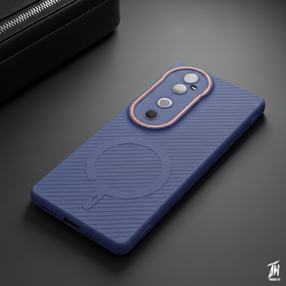Gripon Dark Blue Silicone Case for Vivo V40