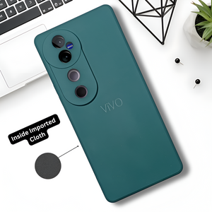 Dark Green Candy silicone Case for Vivo V40 Pro