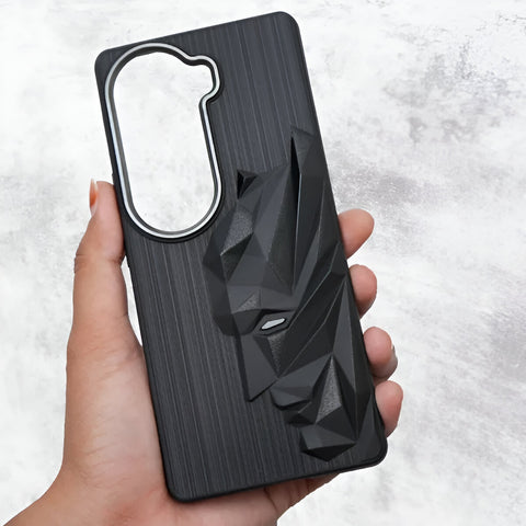 Superhero Engraved logo silicon Case for Vivo V40e