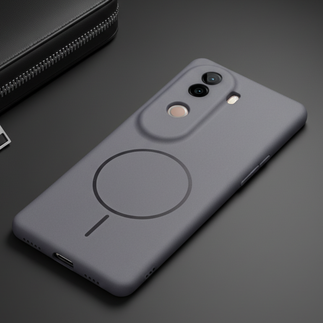 CAVEN Grey Silicone case for Vivo V40e
