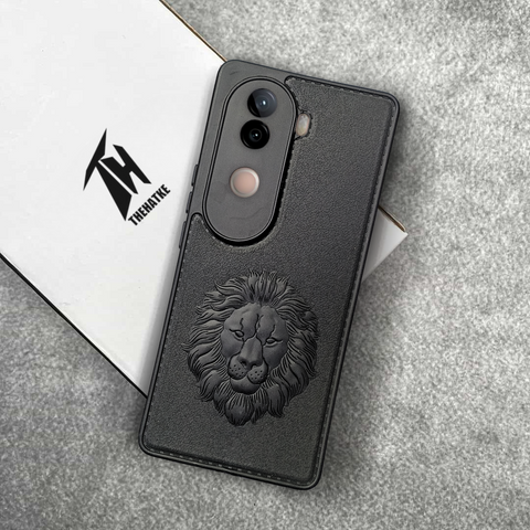 Black Royal King Silicone Case for Vivo V40e