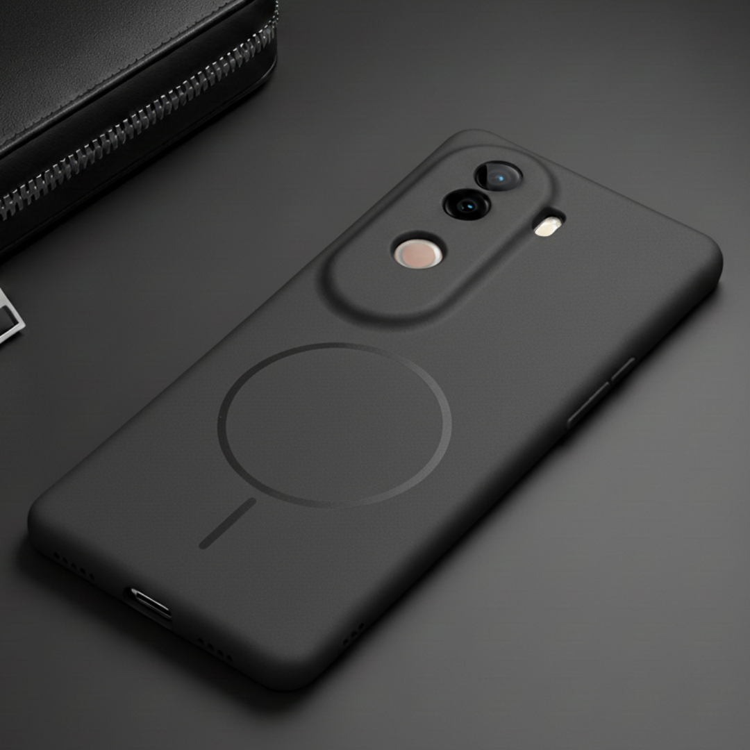 CAVEN Black Silicone case for Vivo V40e