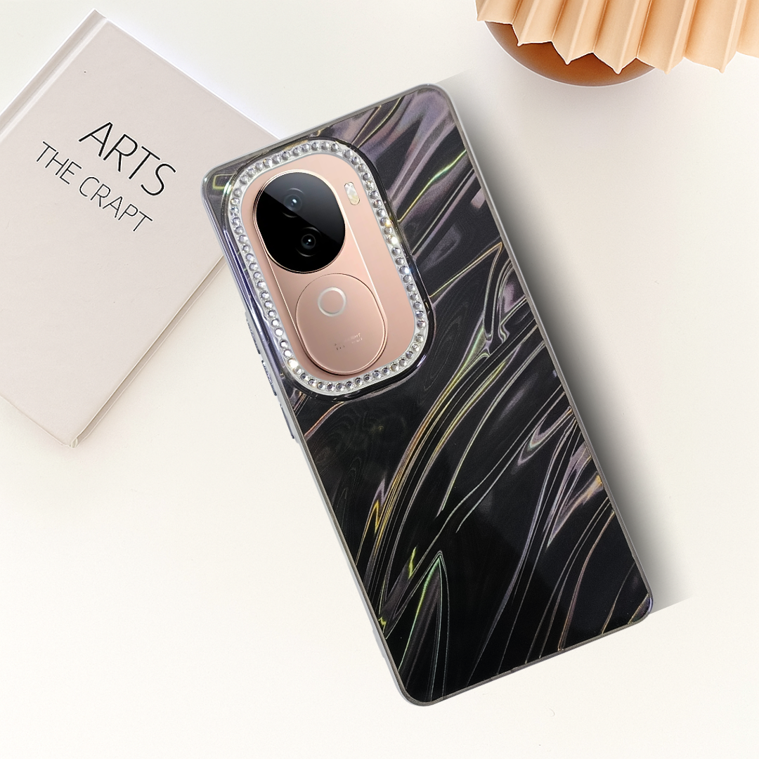 Black Ripple Case for Vivo V40e