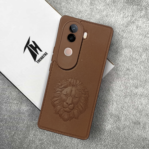 Brown Royal King Silicone Case for Vivo V40e