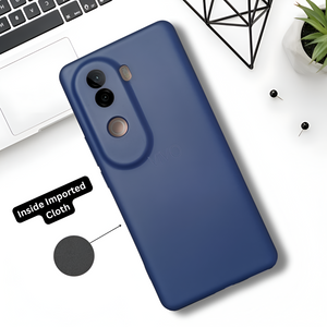 Dark Blue Camera Original Silicone case for Vivo V40E