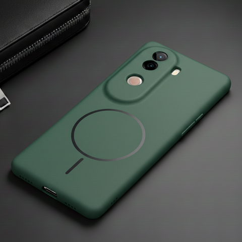CAVEN Dark Green Silicone case for Vivo V40e