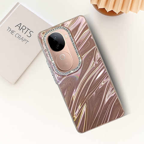 Peach Ripple Case for Vivo V40e