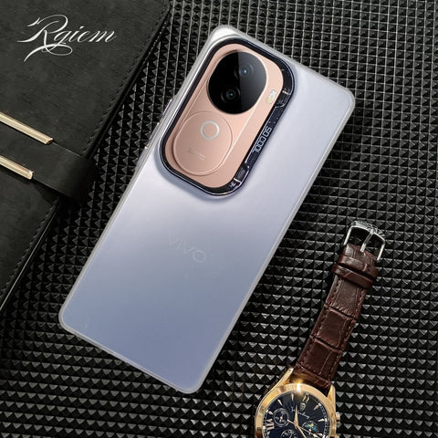 Silver Rgiem Slim Slicone Non-Yellowing Protective Case for Vivo V40E