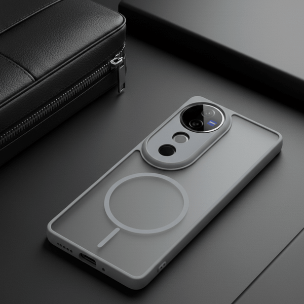 KYRON Grey Matte  Case for Vivo V40
