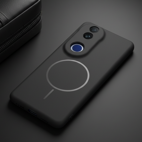 CAVEN Black Silicone case for Vivo V50