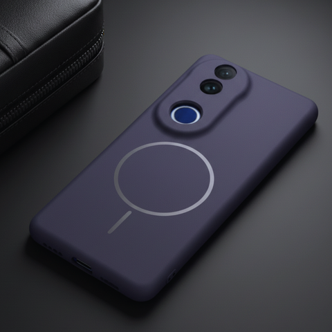 CAVEN Dark Blue Silicone case for Vivo V50