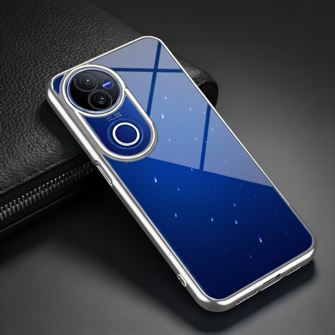 EW silver Transparent case for Vivo V50