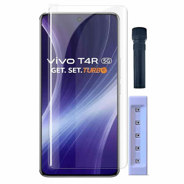 Premium UV Tempered Glass Screen Protector For Vivo T4R