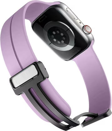 Purple Magnetic Clasp Adjustable Strap For Apple Watch Series 1 (42mm/44mm/45mm/46mm/49mm)