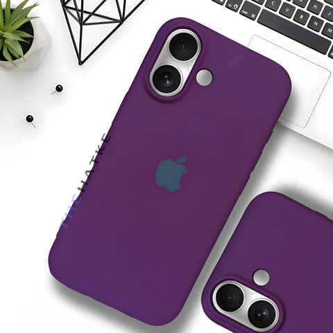 Voilet Original Silicone case for Apple iphone 16