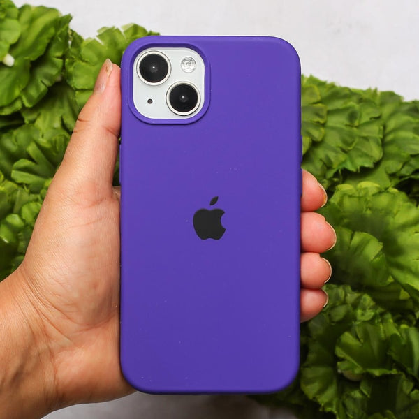 Voilet Original Silicone case for Apple iphone 14 Plus - The Hatke