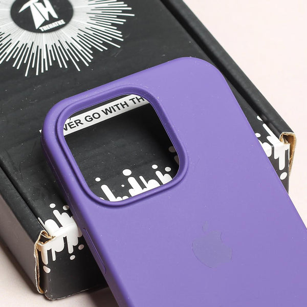 Voilet Original Silicone case for Apple iphone 16 Pro - The Hatke