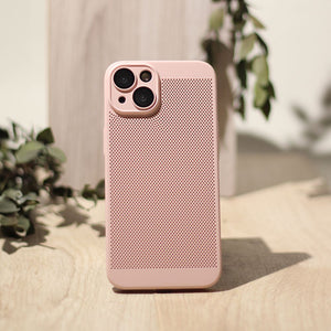 BREATHING PEACH Silicone Case for Apple Iphone 13
