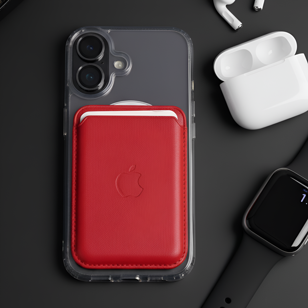 Red Wallet Case for Apple iphone