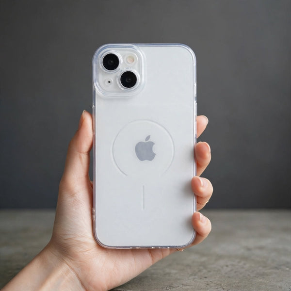 White Amber Silicone Case for Apple iphone 13 - The Hatke