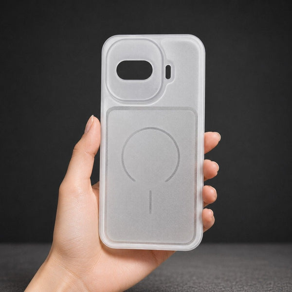 White Amber Silicone Case for iQOO 15r - The Hatke