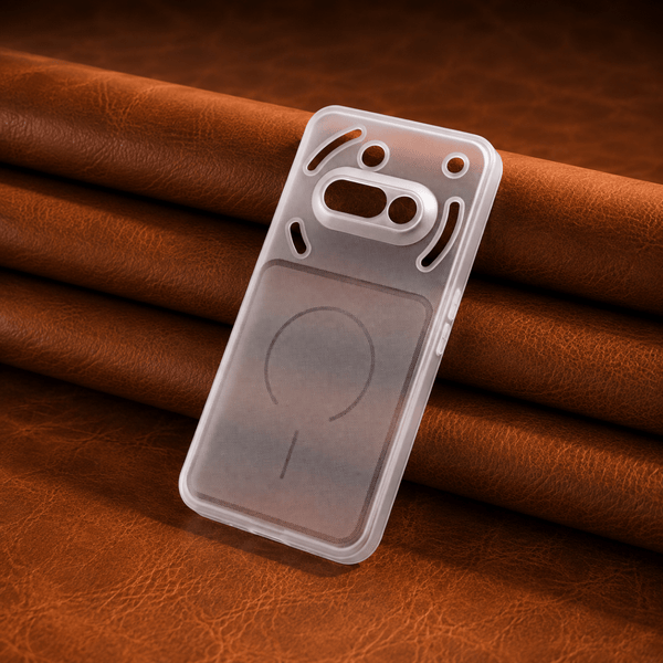 White Amber Silicone Case for Nothing Phone 3A - The Hatke