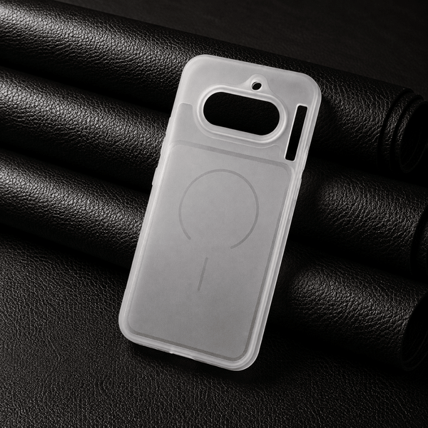 White Amber Silicone Case for Nothing Phone 4a - The Hatke