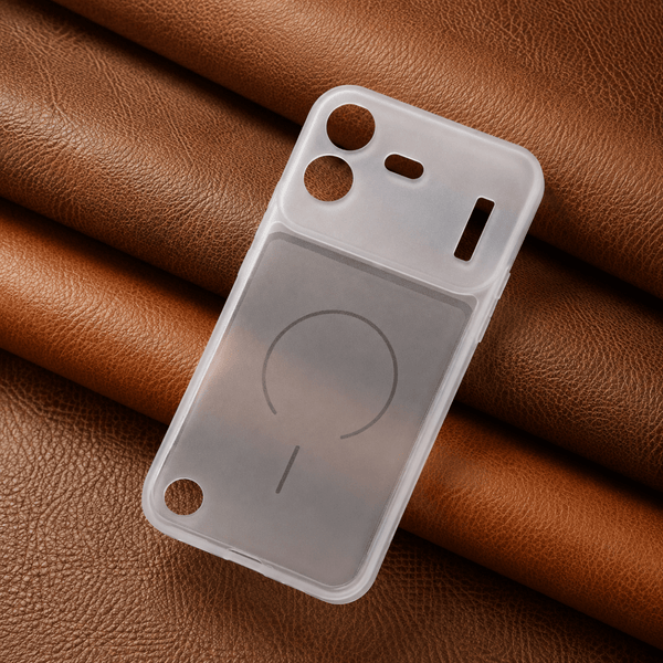 White Amber Silicone Case for Nothing Phone 4b - The Hatke