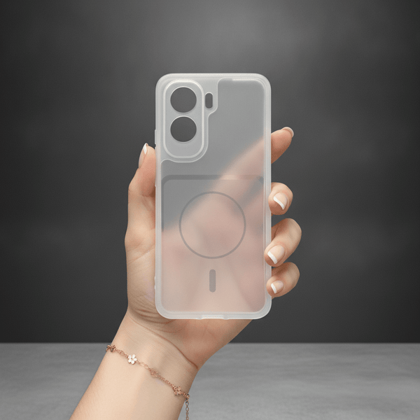 White Amber Silicone Case for Vivo T5 Pro - The Hatke