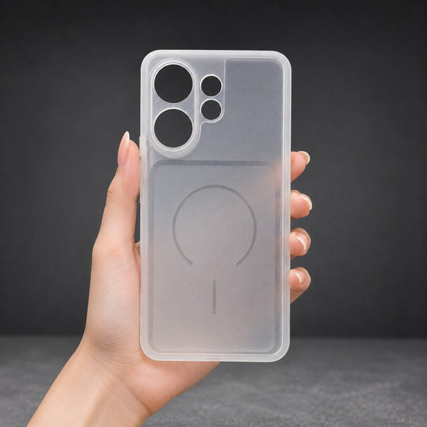 White Amber Silicone Case for Vivo V60e - The Hatke