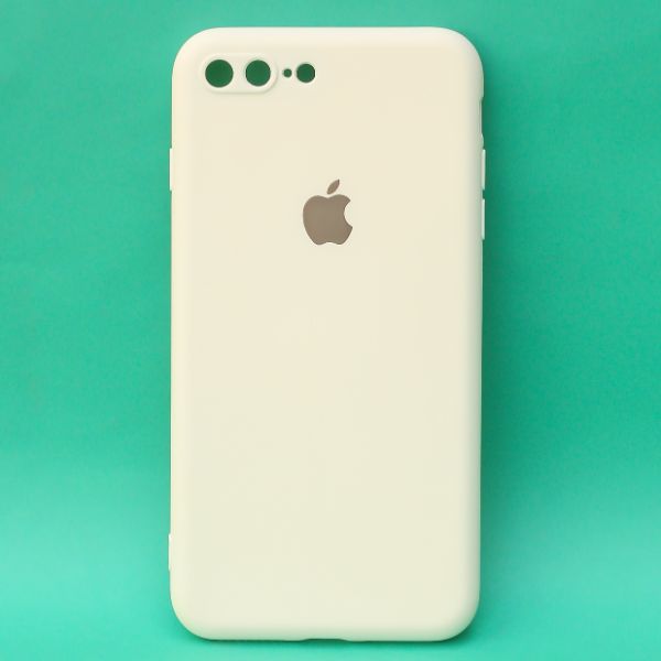 White Camera Original Silicone Case for Apple Iphone 7 Plus - The Hatke