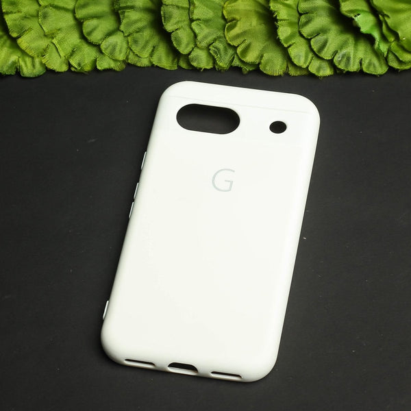 White Camera Original Silicone case for Google Pixel 8a - The Hatke