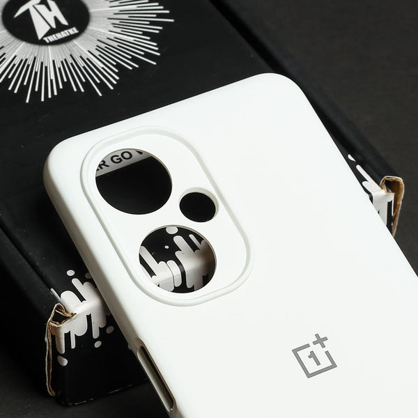 White Camera Original Silicone case for Oneplus Nord CE 3 Lite - The Hatke