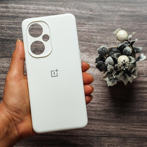 White Camera Original Silicone case for Oneplus Nord CE 3 Lite - The Hatke