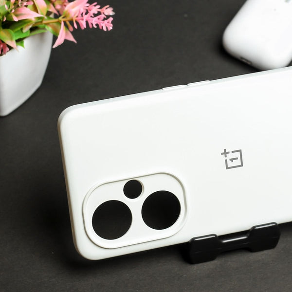 White Camera Original Silicone case for Oneplus Nord CE 3 Lite - The Hatke