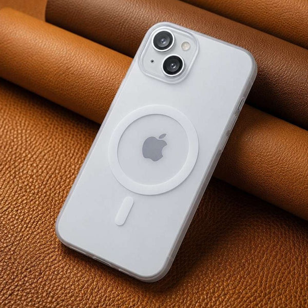 White Flexy Silicone Case for Apple Iphone 15 - The Hatke