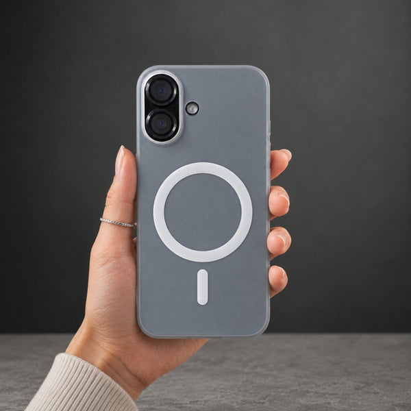 White Flexy Silicone Case for Apple Iphone 17 - The Hatke