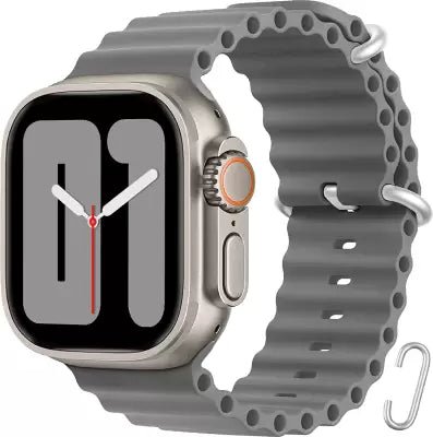 White Ocean Loop Watch Strap For apple For Apple Iwatch (22mm) - The Hatke
