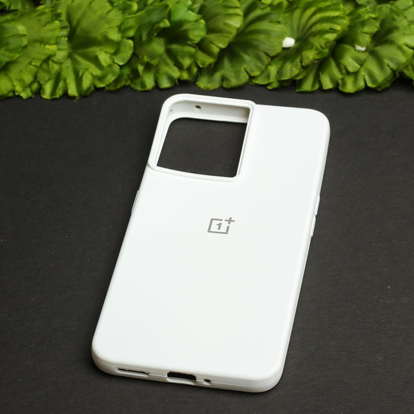 White Original Silicone case for Oneplus 10R - The Hatke