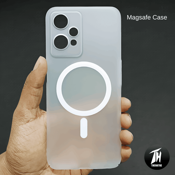 White Paper Matte Magsafe Case for Oneplus Nord Ce 2 Lite - The Hatke