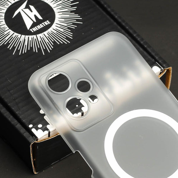 White Paper Matte Magsafe Case for Oneplus Nord Ce 2 Lite - The Hatke